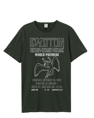 Led Zeppelin Song Remains The Same Unisex T-Shirt: Charcoal