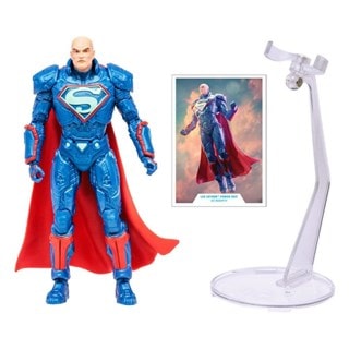 Lex Luthor In Blue Power Suit With Cape Action Figure DC Multiverse