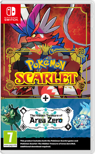 Pokemon Scarlet + The Hidden Treasure of Area Zero DLC (NS)