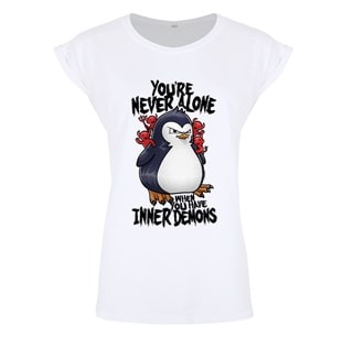 Psycho Penguin: You're Never Alone When You Have Inner Demons Ladies Fit Tee