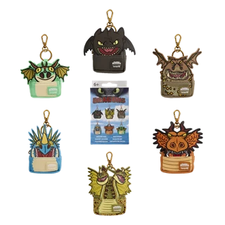 How To Train Your Dragon Loungefly Mystery Mini Backpack Bag Charms