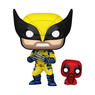 Wolverine With Babypool 1403 Deadpool & Wolverine Funko Pop Vinyl