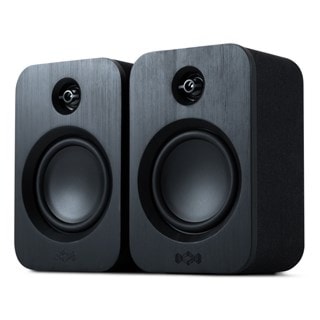 House Of Marley Get Together Duo Black Bluetooth Bookshelf Speakers