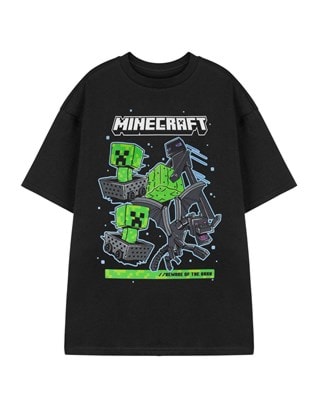 Beware Of The Dark Minecraft Black Tee