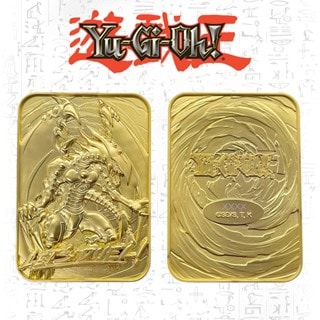 Yu-Gi-Oh! Limited Edition 24K Gold Plated Gandra The Dragon Of Destruction Ingot