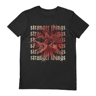 Demogorgon Scream Stranger Things Season 4 Black Tee (hmv Exclusive)