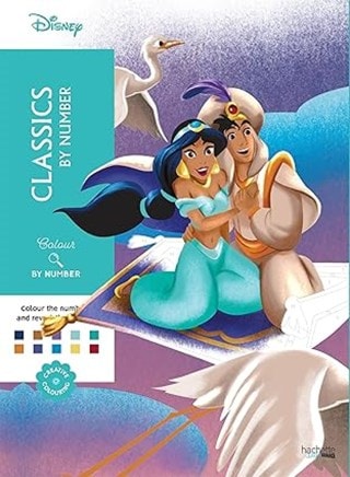 Disney Classics By Number Mystery Colouring Book By Aurelia Bertrand