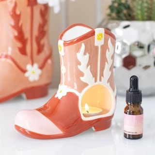 Cowboy Boot Oil Burner