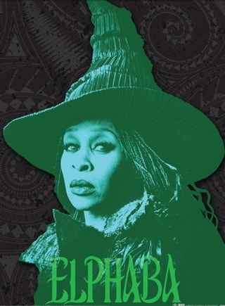 Elphaba Headshot Wicked For Good 30cm x 40cm Art Print