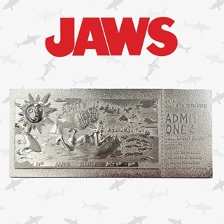 Jaws: Silver Plated Ticket Metal Replica (online only)