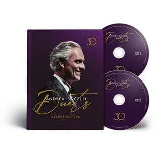 Andrea Bocelli: Duets 30th Anniversary! - Deluxe Hardcover Book