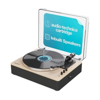 Majority Folio Oak Bluetooth Turntable