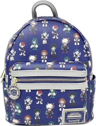 My Hero Academia Group All Over Print Mini Backpack hmv Exclusive Loungefly