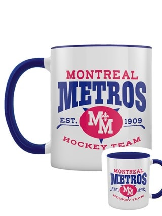 Montreal Metros Hockey Team Coloured Inner Mug