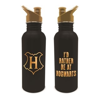 I'd Rather Be At Hogwarts: Harry Potter Canteen Bottle