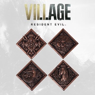 Resident Evil VIII Replica House Crest Set Collectibles