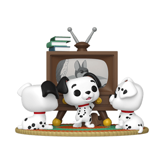 Rolly, Patch & Lucky With TV 1664 101 Dalmatians Funko Pop Vinyl Moment