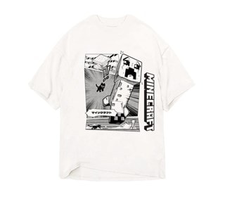 Minecraft Creeper White Tee