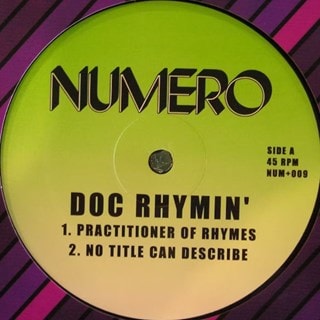 Practitioner of rhymes/No title can describe/Dictonary rap