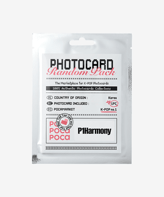 P1Harmony Pocamarket Random Photocard Pack