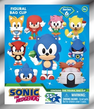 Sonic The Hedgehog Series 6 Bag Clips