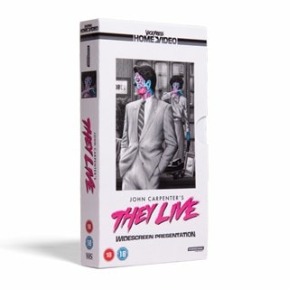 They Live VHS - Vice Press We Sleep White Tape Slip Case Edition