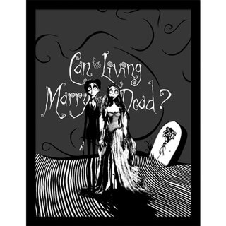 Can The Living Marry The Dead Corpse Bride 30cm x 40cm Framed Print