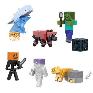 Minecraft Craft-A-Block Figure Assortment