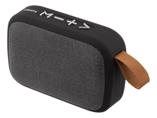 Streetz 3W Black Bluetooth Speaker With FM Radio