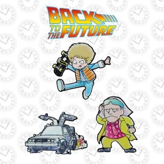 Back to the Future Limited Japanese Edition Pin Badge Set