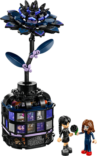 Black Dahlia Flower Wednesday LEGO