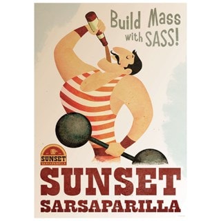 Fallout Sunset Sarsaparilla Limited Edition A3 Art Print