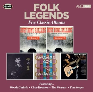 Folk Legends (Dust Bowl Ballads Vol. 1 & 2/Weavers Gold:: Folk Songs By the Weavers/I Ain't Got No H
