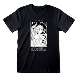 Black & White Box Cardcaptor Sakura Black Tee