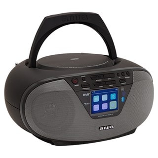 Aiwa BBTU-500DAB Black Bluetooth CD Player with DAB+/FM Radio