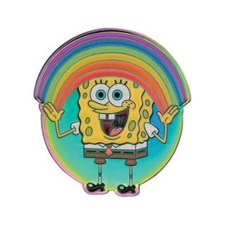 Rainbow SpongeBob SquarePants Pin Badge
