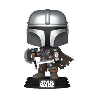 The Mandalorian Dual Wield 844 The Mandalorian & Grogu Funko Pop Vinyl