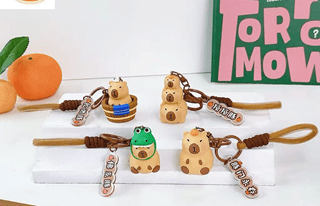 Mima Brown Capybara Keyring Assortment