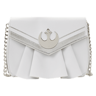 Star Wars Princess Leia White Cosplay Chain Strap Cross Body Loungefly Bag