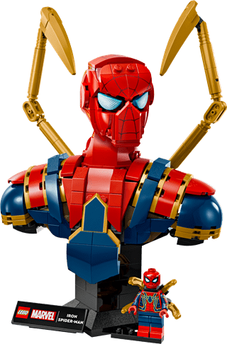 Iron Spider-Man Bust Marvel LEGO