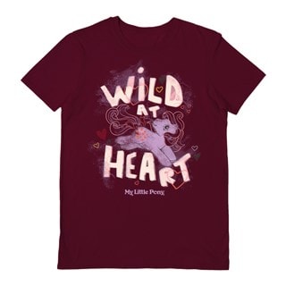 Wild My Little Pony Burgundy Tee