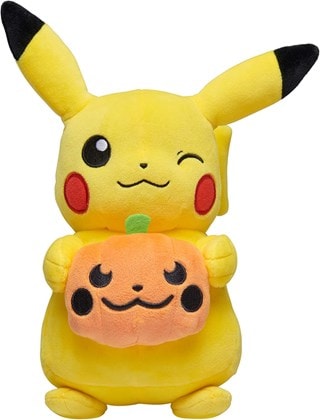 8" Halloween Pikachu With Pumpkin Pokémon Plush