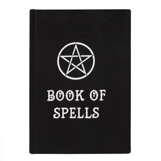 Black Magic Book Of Spells Velvet Notebook Stationery