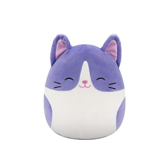7.5" Tzeitel Lavender And White Tuxedo Cat Squishmallows Plush