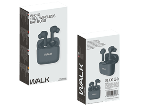 Walk Audio W401 Grey True Wireless Bluetooth Earphones