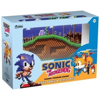 Pixel Sonic And Pixel Tails Boxset Hero Collector