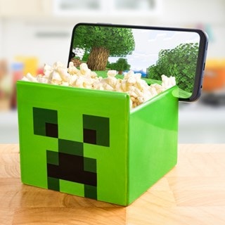 Creeper Streaming Minecraft Bowl