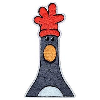 Feathers McGraw Head Wallace & Gromit Sew On Patch