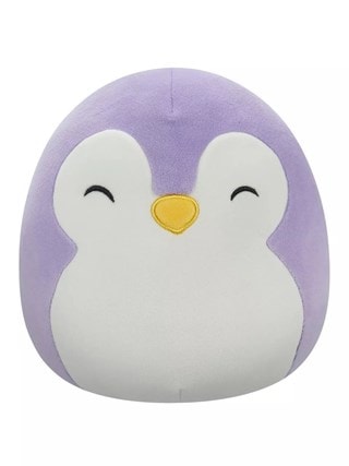 Elle Purple Penguin With Closed Eyes And White Belly Original Squishmallows Plush