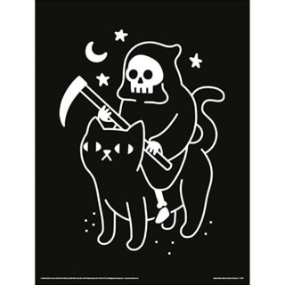 Death Rides A Black Cat Obinsun 30x40cm Print